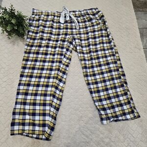 NFL Team Apparel Minnesota Vikings Plaid Flannel Pants, Size 3X